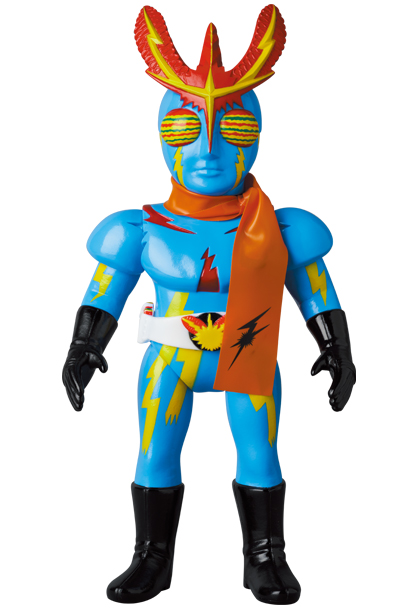 90年代物! バンダイ 変身ヒーローシリーズ ☆イナズマン☆ ソフビ