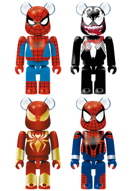 MEDICOM MARVEL SPIDER-MAN Happyくじ BE@RBRICK SP賞 400