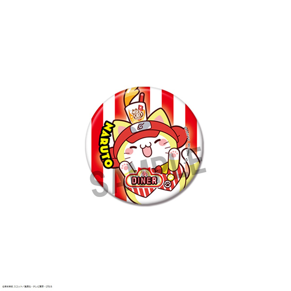 NARUTO ベースヤード うちはイタチ 缶バッジ ニャルト アニメイト