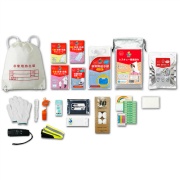 10組セット】防災用備蓄20点セット 非常用防災セット 持ち出し袋 防風