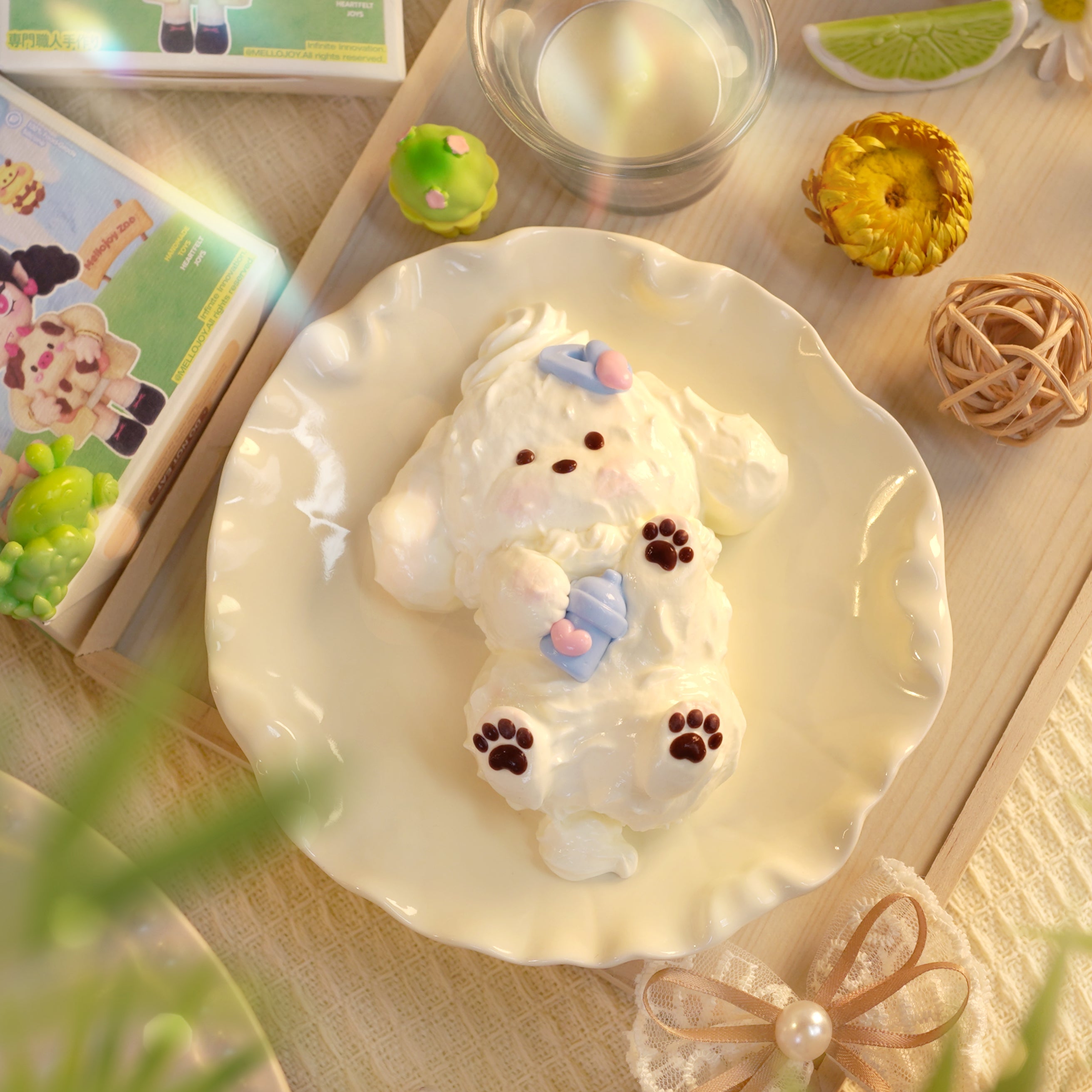 Mellojoy メロジョイ ZOO アニマルシリーズ クリームわん ゆきこ