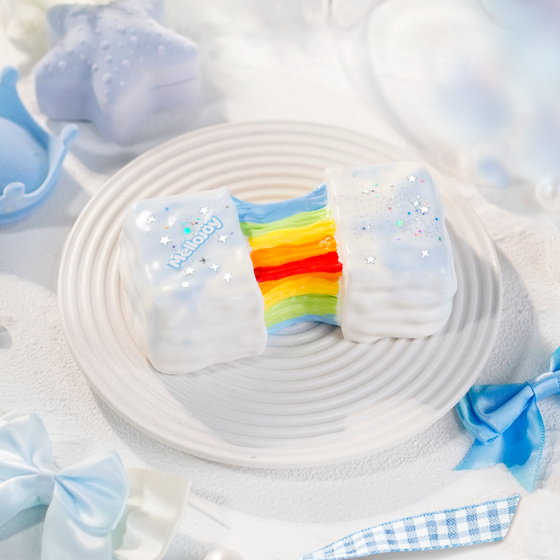 Mellojoy DIYJOJO スクイーズ スフレ プレーン 伸びるチーズ Mellojoy