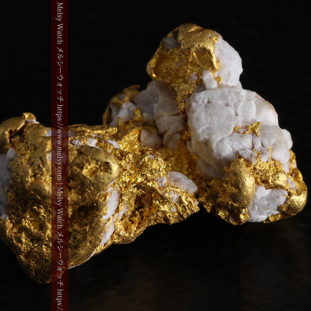 レア物】23.86gの凹凸や石英の入り方と形状の美しい大粒自然金（販売