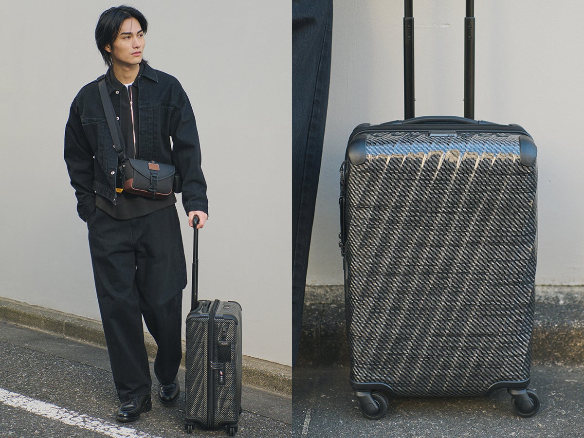 タフなのに驚きの軽さ！ TUMI〈トゥミ〉の新キャリーケースを春の旅の
