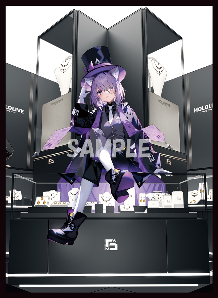 スリーブ『猫又おかゆ（泥棒建設CEO）』60枚 販売ページ｜ホロライブ