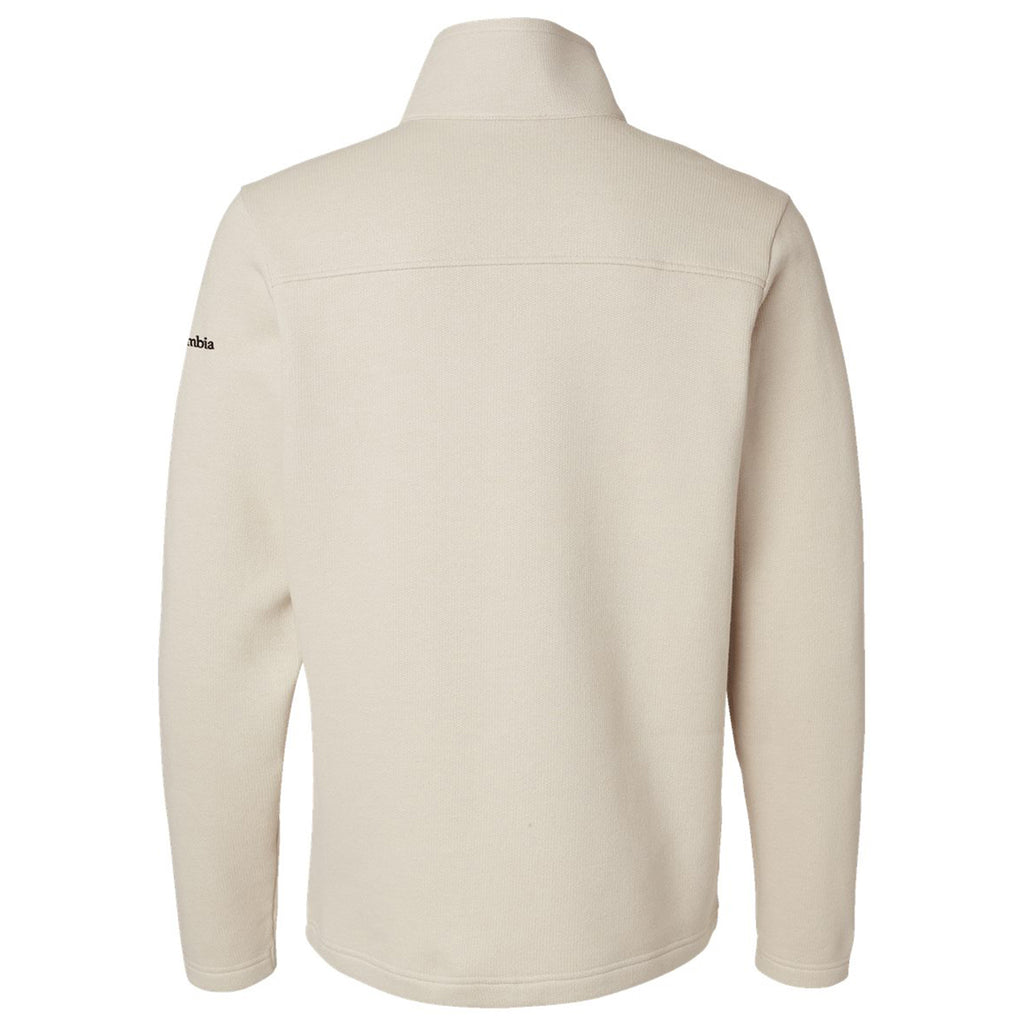 Columbia Men's Dark Stone Heather Great Hart Mountain III Half-Zip Pul