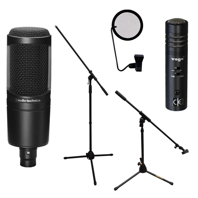 audio-technica コンデンサーマイク AT2020 + 楽器録音に便利な