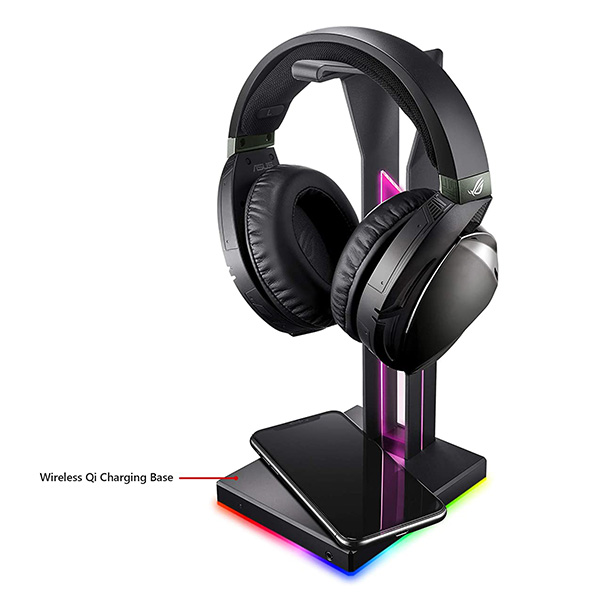ASUS(エイスース) ／ ROG Throne Qi ／ ゲーミング ヘッドホンスタンド