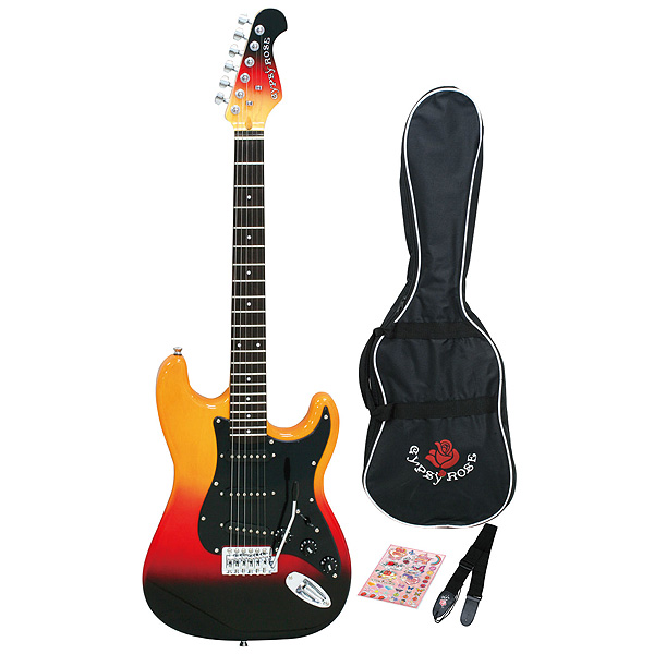 大人気のジプシーローズより、エレキギター、エレキベースセットに新色