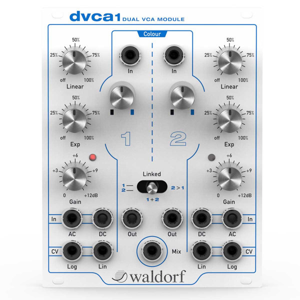 Waldorfのユーロラック仕様デュアルタイプVCAモジュール「DVCA1」 登場