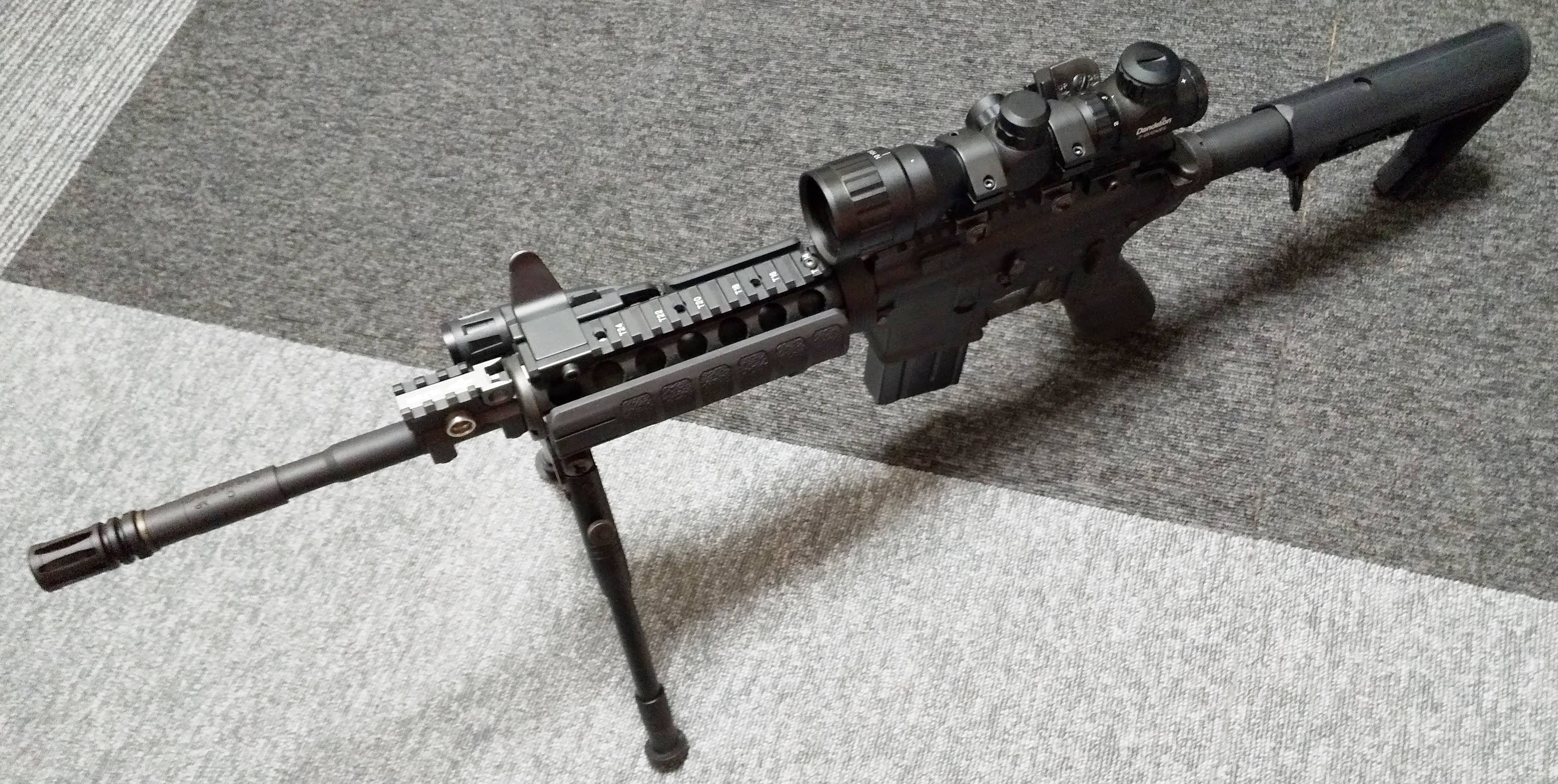 M4A1 MWS ガスガン スコープ付き マルイ M4A1 MWS ブローバック