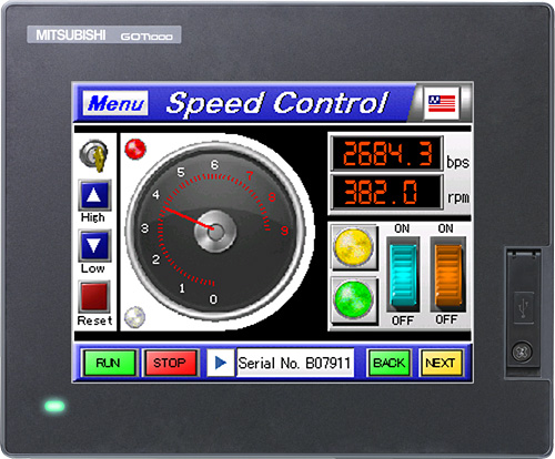 GT1455-QTBD 特長 表示器 MELHMI-GOT 仕様から探す｜三菱電機 FA