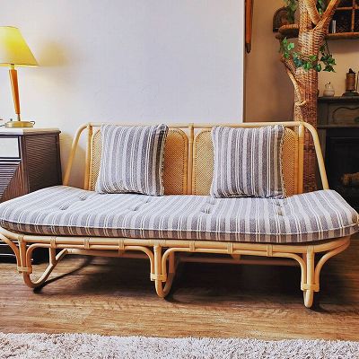 サルテ カウチソファ｜SF-077 |ラタンソファ・ラタンカウチ | 籐家具