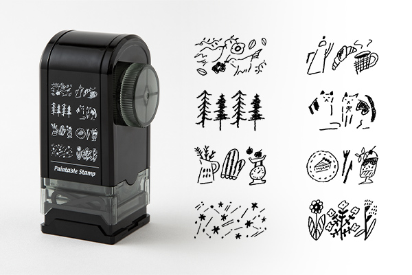 スタンプ 回転印 ダイヤル つながる柄(35581006)｜ミドリオンラインストア