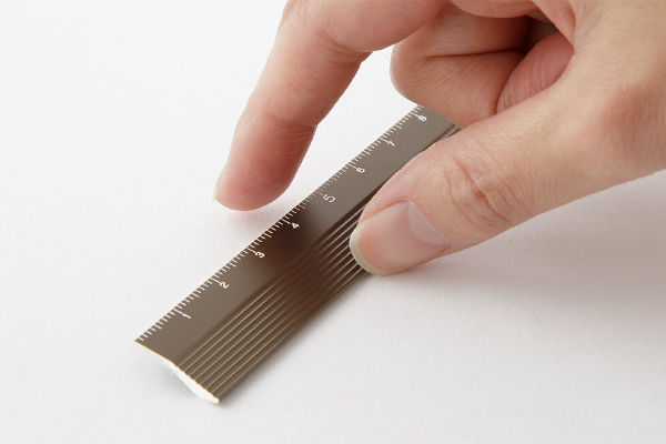 定規｜アルミ定規＜15cm＞ 茶(42288006)