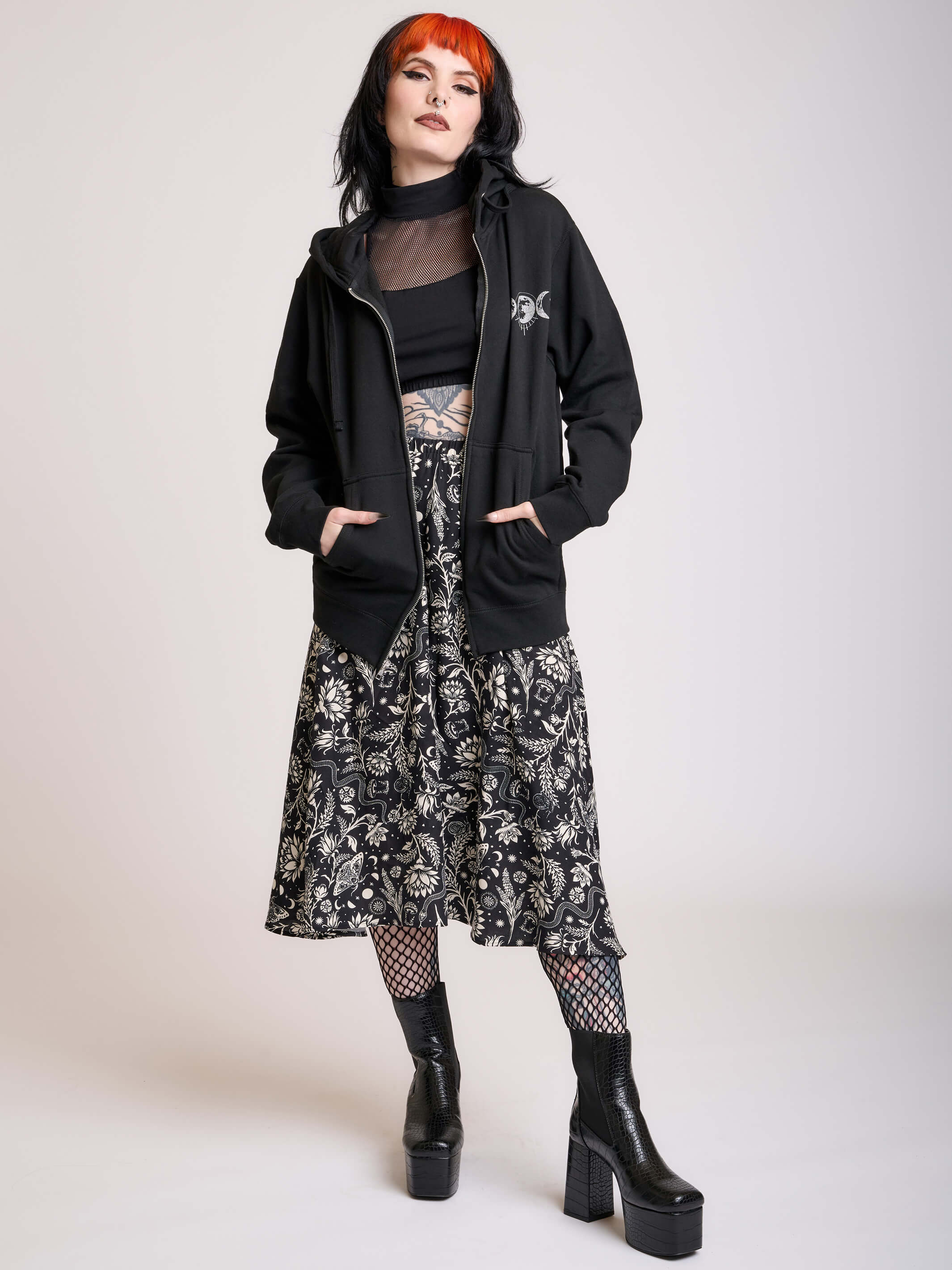 Bats in the Belfry Zip Up Hoodie – Midnight Hour