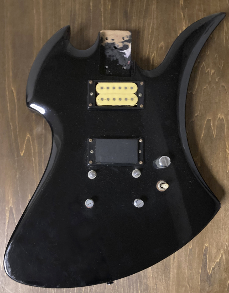 HIDEモデル FERNANDES MG-100X アメーバペイズリーペイント HIDEモデル