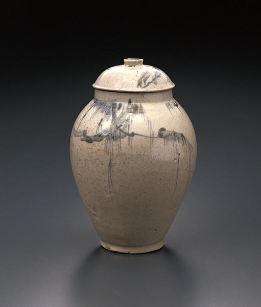 伊万里染付鷺樹木文壺 - MIHO MUSEUM