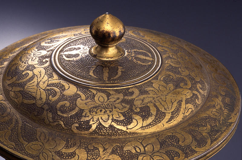 修縁堂】密教法具古美術品 宝珠型 塗洒二器 修縁堂】密教法具古美術品