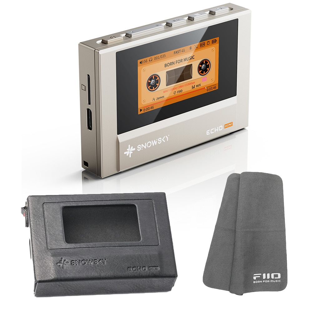 ハイレゾプレーヤー『sky ECHO MINI』＋専用ケース【美品】 Snowsky