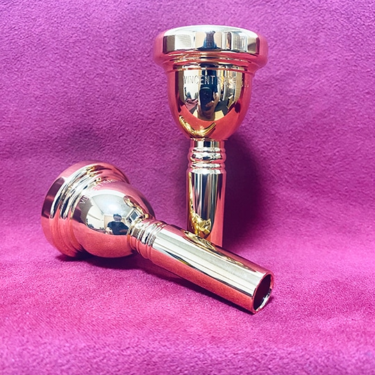 バック バストロンボーン太管マウスピース ゴールドプレート 【1-1/2G