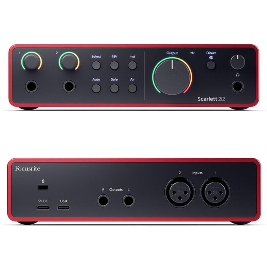 Focusrite オーディオ インターフェイス Scarlett 2i2 4th Gen