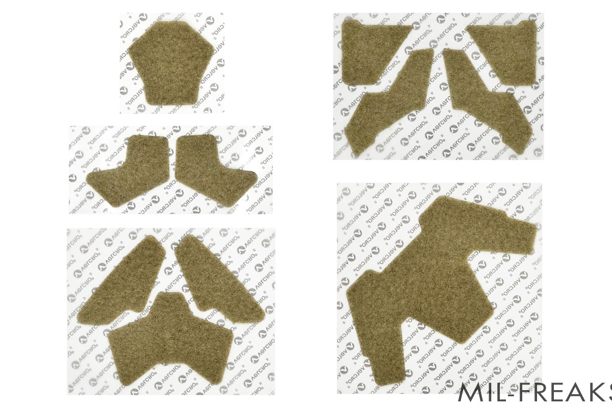 Ops-Core UNIVERSAL EXTERIOR ベルクロ キット TAN │ ミリタリー