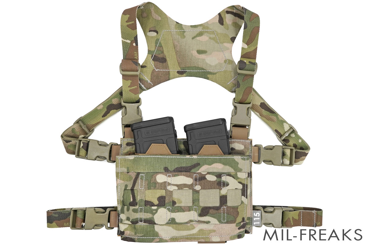 x115xTAYLOR C21 “BLACK JACK” チェストリグ マルチカムブラック