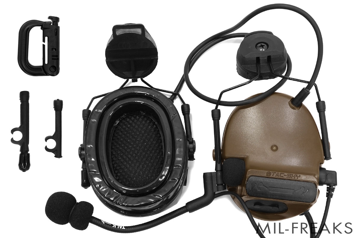 TAC-SKY Comtac III タイプ ヘッドセット ARCレールアダプター Ver