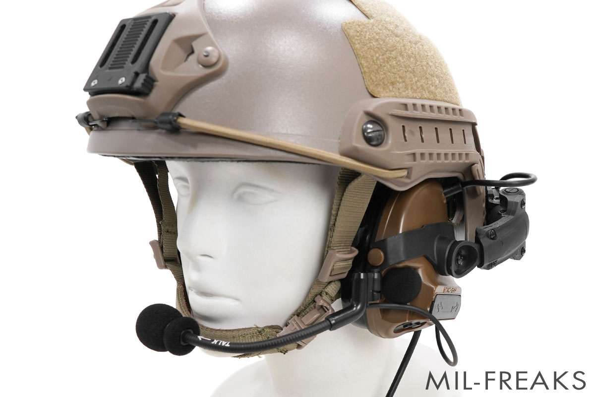 fastヘルメット タンカラー ampヘッドセット FMA/FCS］OPSCOREスタイル