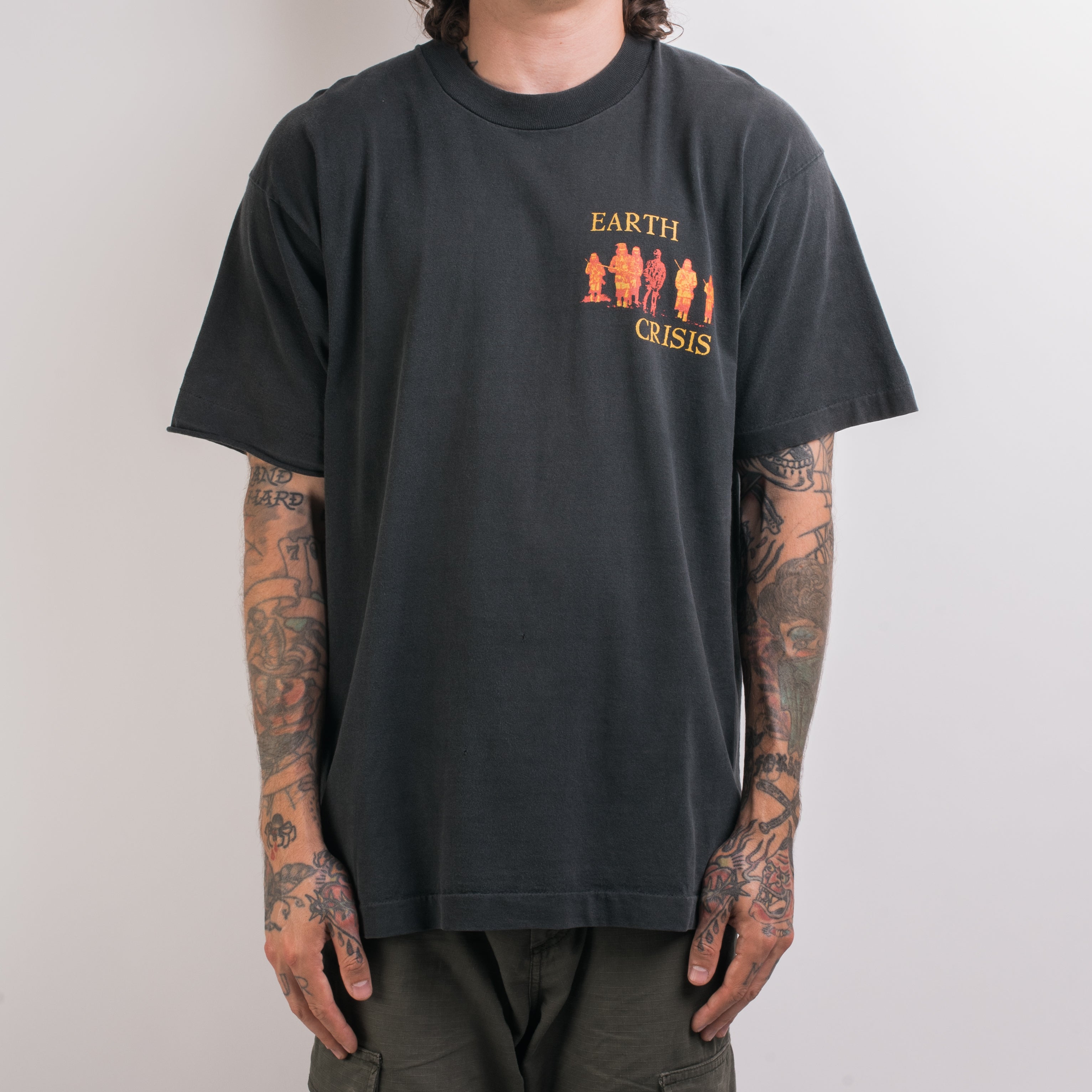 Vintage 90's Earth Crisis All Out War Tour T-Shirt – Mills Vintage USA