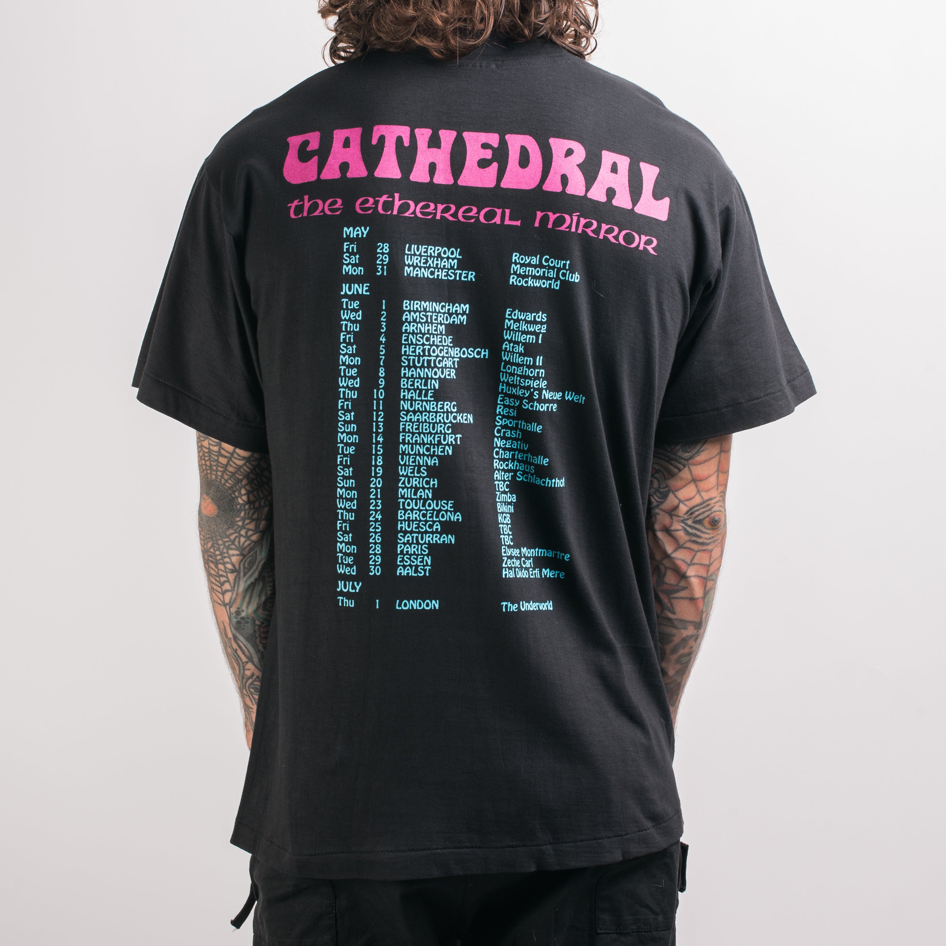 Vintage 90's The Cathedral The Ethereal Mirror Tour T-Shirt