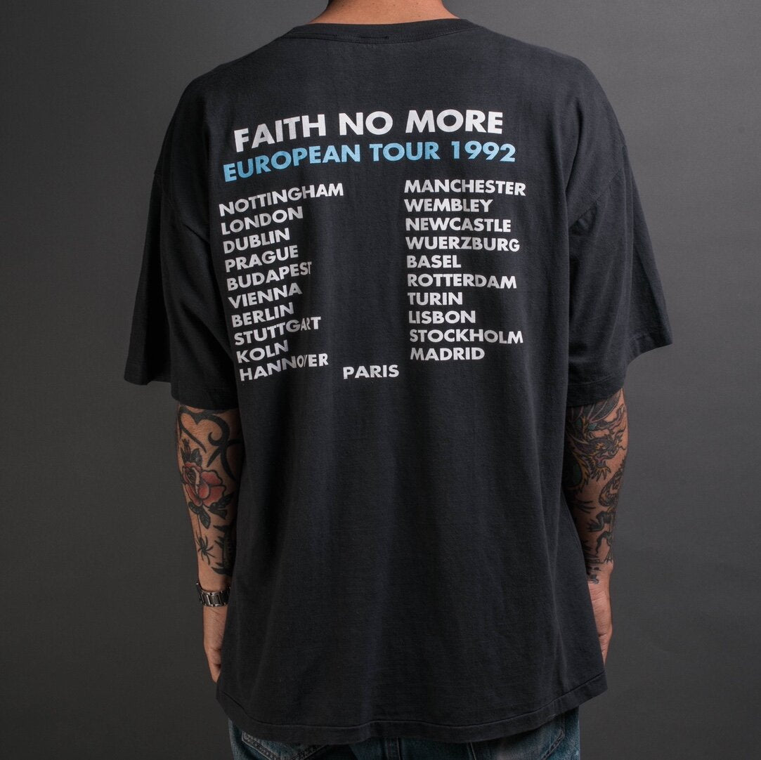 FAITH NO MORE EUROPEAN TOUR 1992 Tシャツ