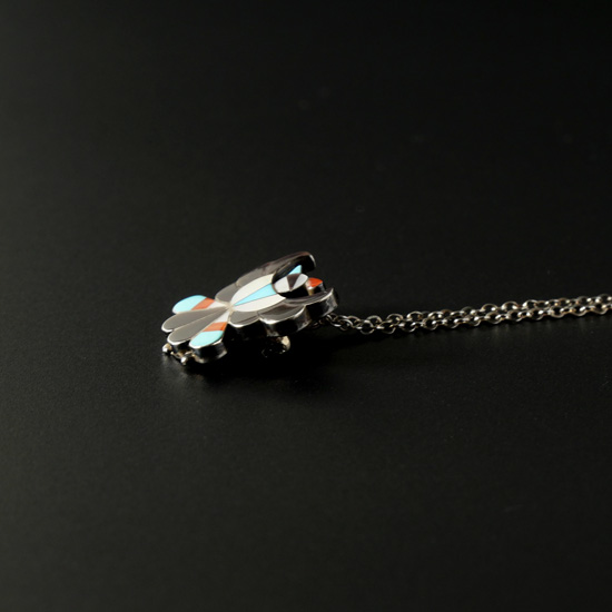 Indian Jewelry / インディアンジュエリー インレイブローチペンダント