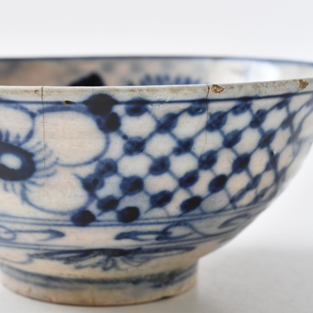 中国 煎茶道具 煎茶道具 茶道具 茶器 茶碗 青花古染付 山水人物 唐物