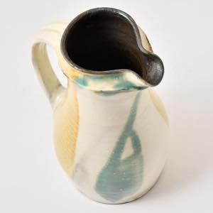 小鹿田焼 坂本浩二窯 八寸ピッチャー 三彩 ｜ みんげい おくむら