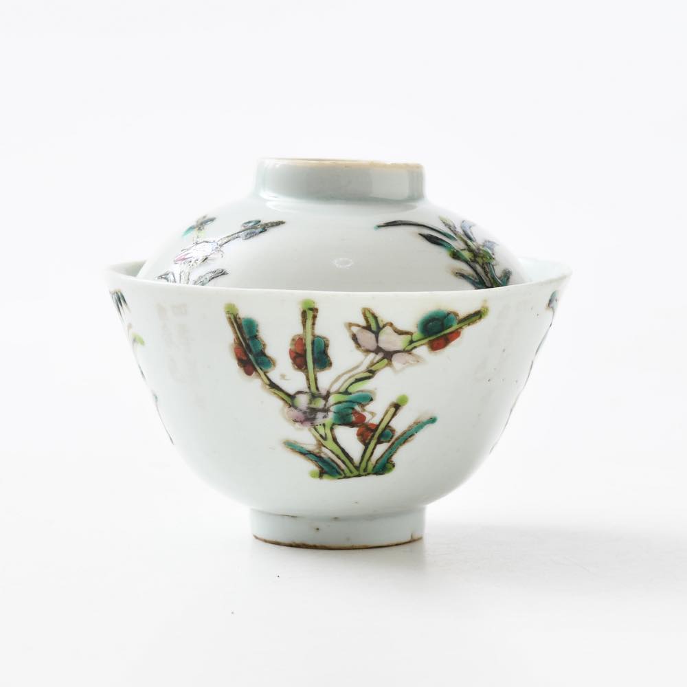 中国 景徳鎮 染め付け蓋碗 ｜ みんげい おくむら （日本と世界の民芸）