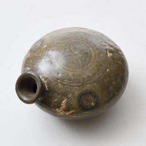 朝鮮 高麗青磁 象嵌花瓶 ｜ みんげい おくむら （日本と世界の民芸）