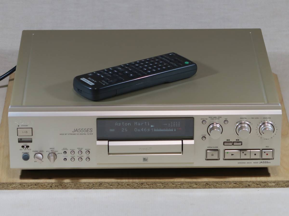 Sony MDS-JA555ES [MiniDisc Wiki]