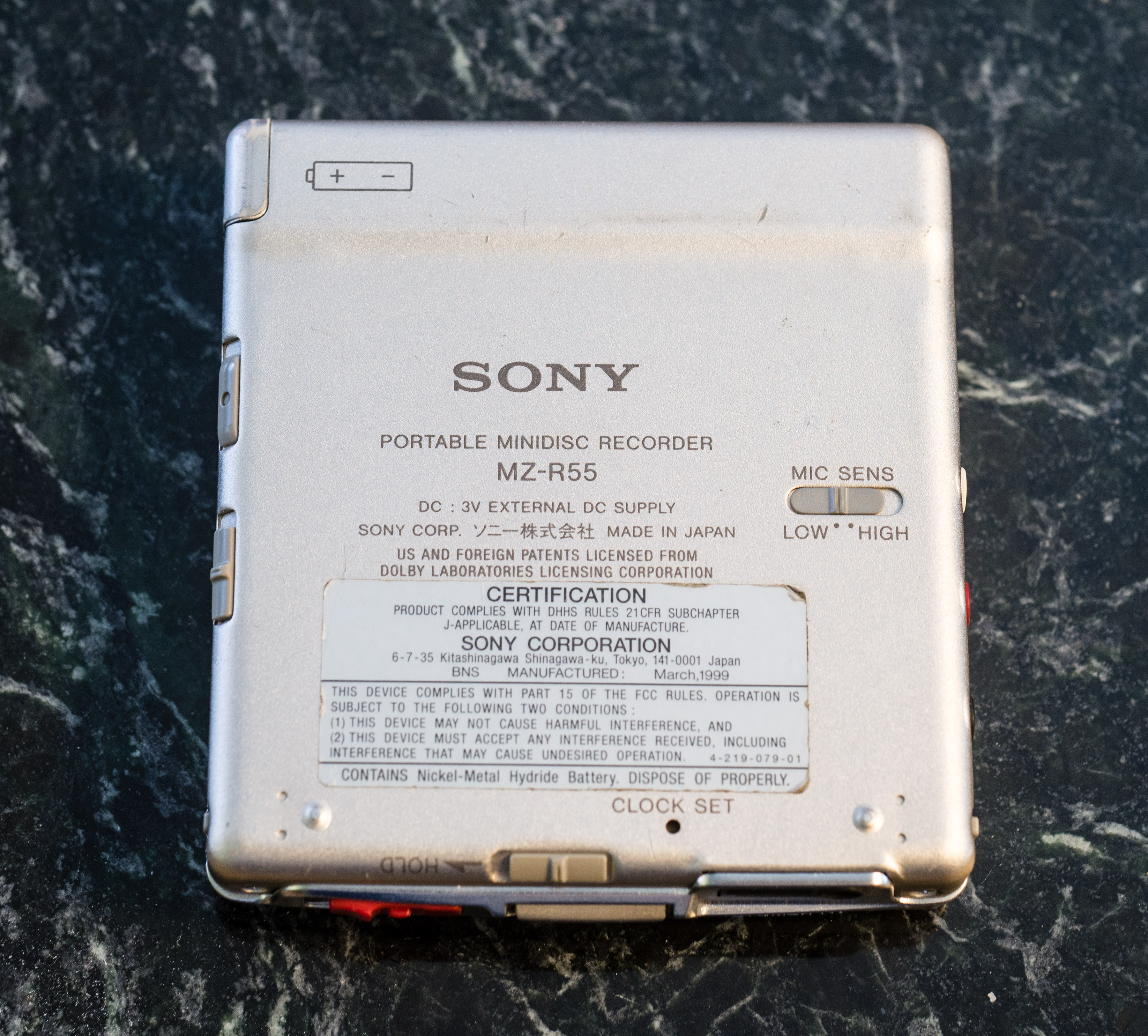 Sony MZ-R55 [MiniDisc Wiki]