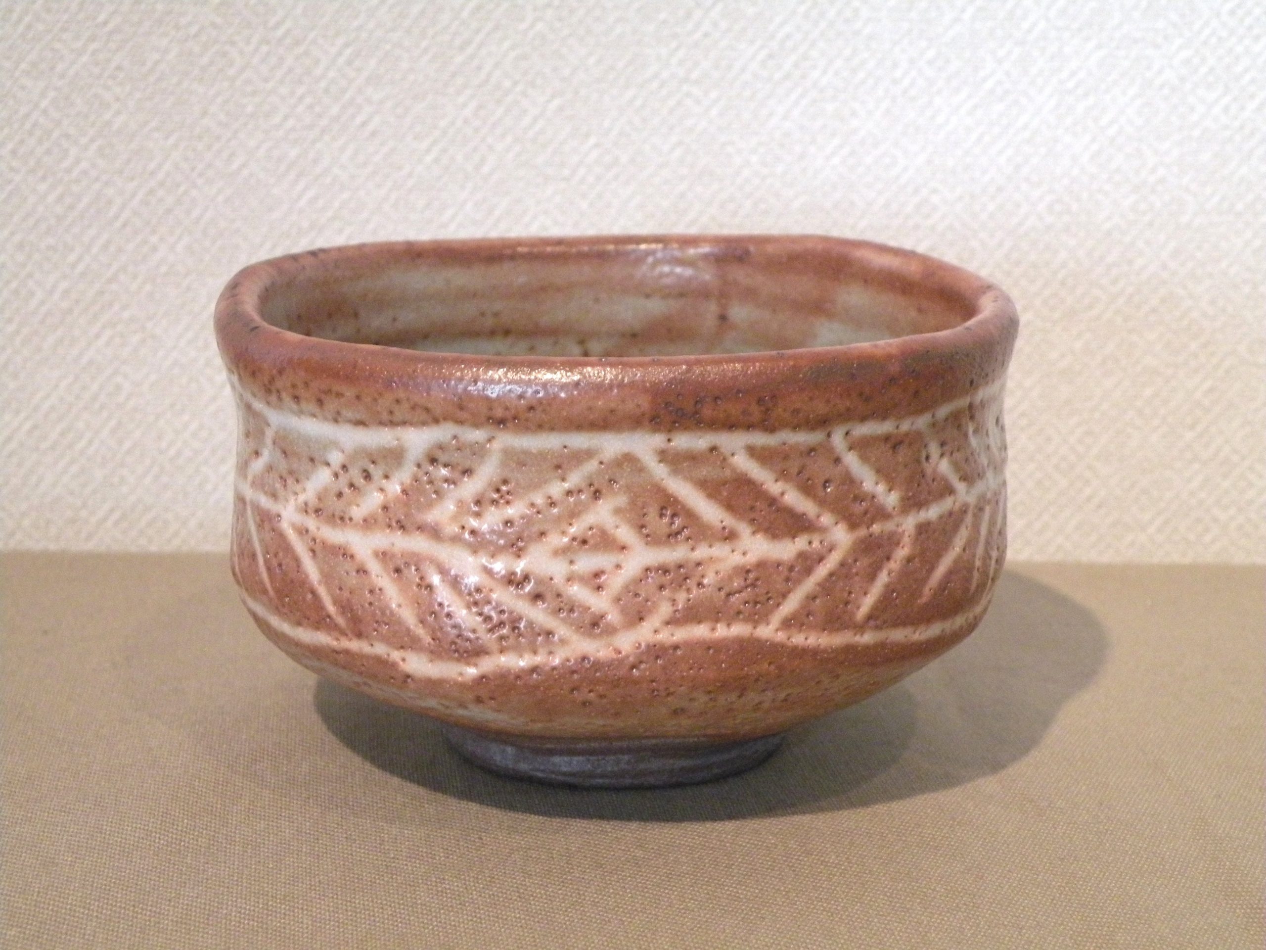 美濃焼伝統工芸品協同組合 | 鼠志野茶碗