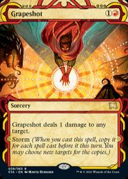 MTG ストリクスヘイヴン ぶどう弾 foil MTG □赤/日本語版□ 《ぶどう