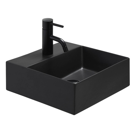 エレガンススクエア35 マットブラック│洗面ボウル（洗面器）