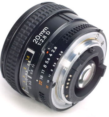 Nikon's Autofocus (AF) Nikkor 20mm f/2.8D Ultra-Wideangle Lens