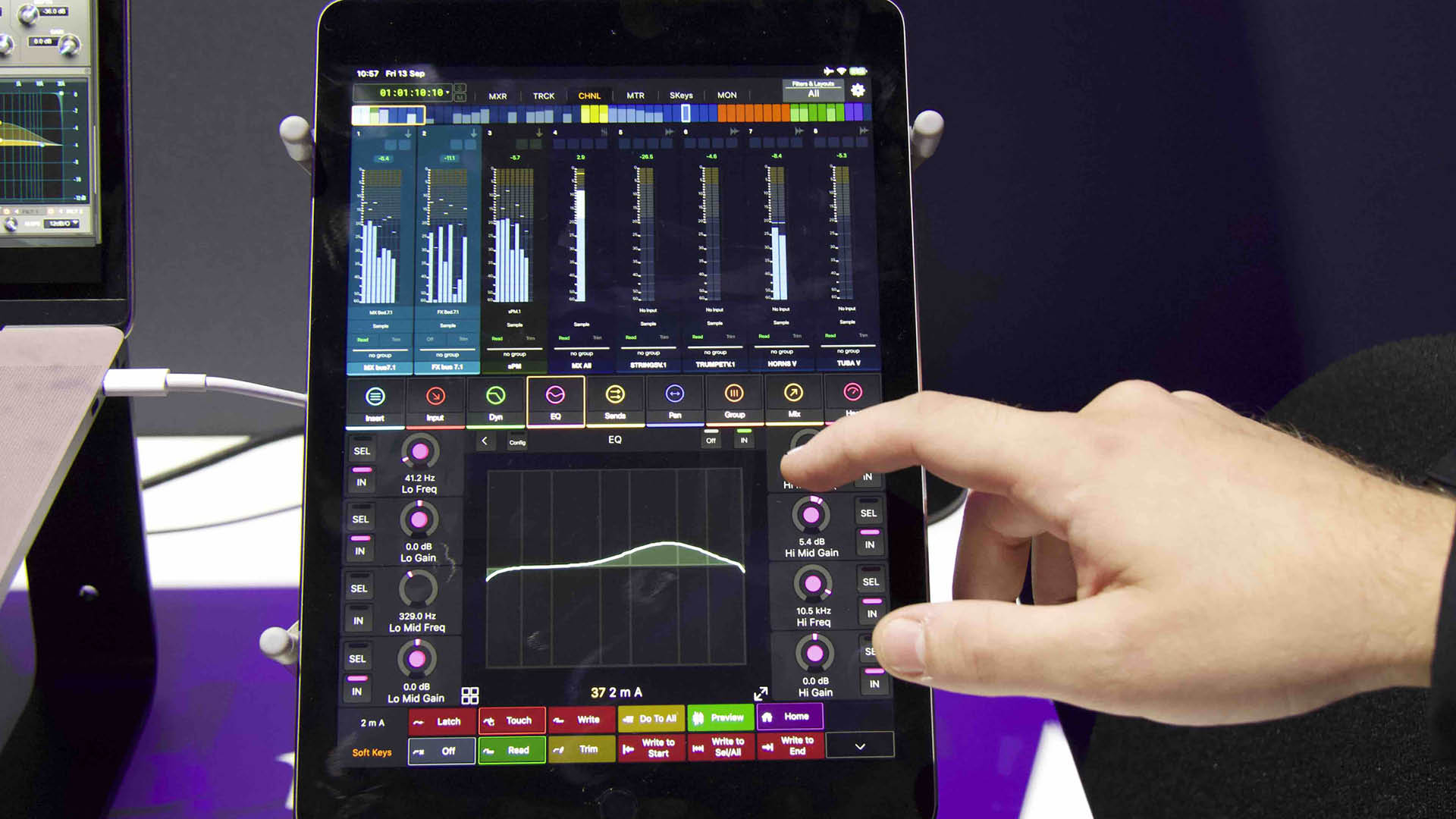 Avid S1 コントロールサーフェス Pro Tools フェーダー Avid EUCON S1