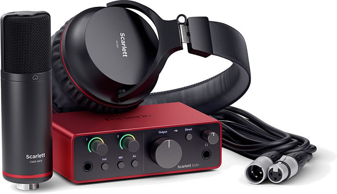 Focusriteが「Scarlett 4th Gen」を発表！オーディオインターフェイス