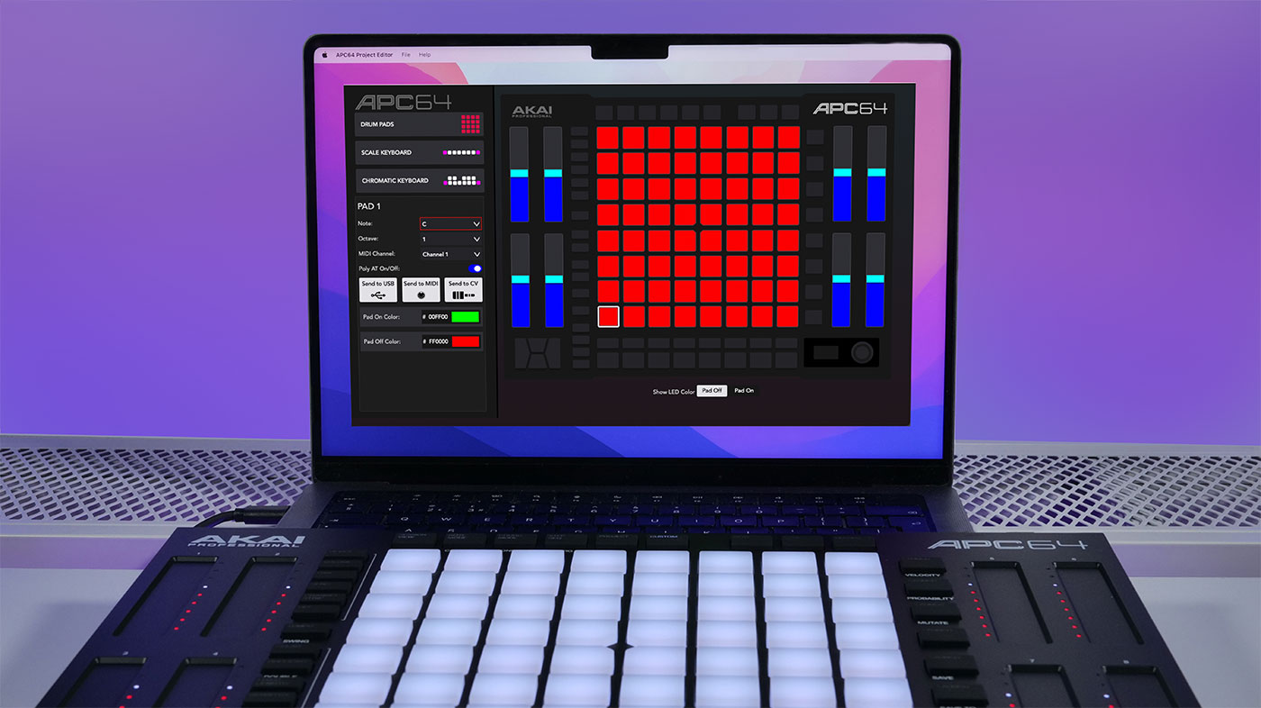 AKAIが次世代AbletonコントローラーAPC64を発売！64個のベロシティ