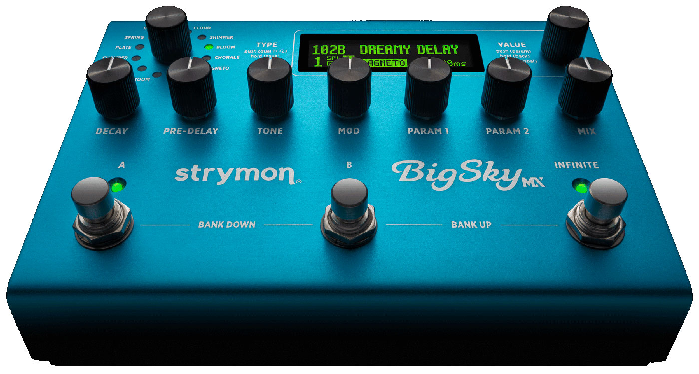 BigSky strymon limited black ver.リバーブ Strymon paints it black