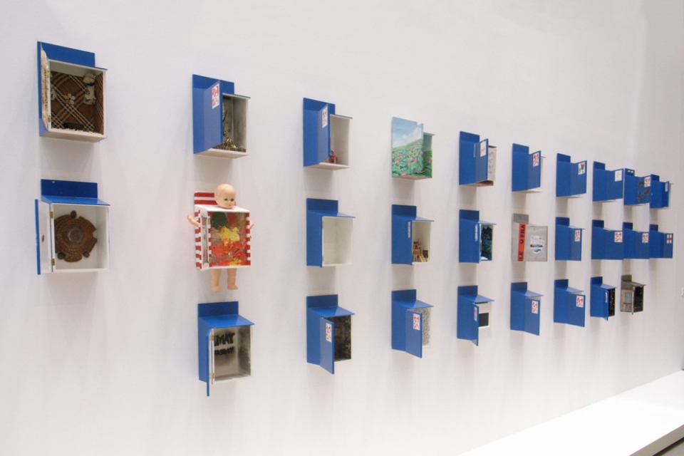 小澤剛さんアート作品【ナスビ牛乳】