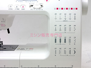 NP400 ジャノメミシン ワイドテーブル、黒フットコントローラー付き